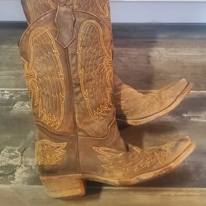 CORRAL COWBOY BOOTS KIDS 4